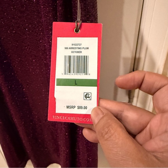 Vince Camuto Sparkling Purple Mini Dress - Picture 3 of 8